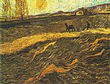 Vincent van Gogh Champ et laboureur 1889 painting